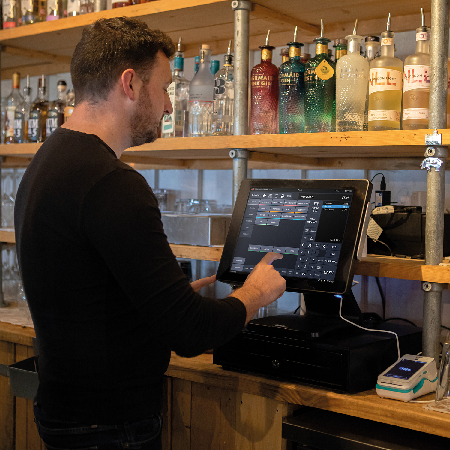 ICRTouch TouchPoint EPOS in a hospitality venue